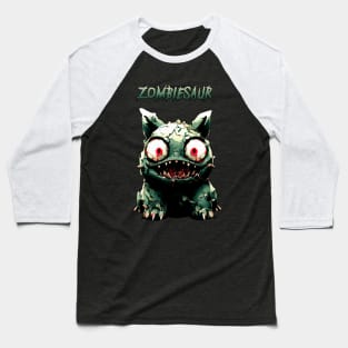 Zombiesaur, the zombie dinosaur Baseball T-Shirt